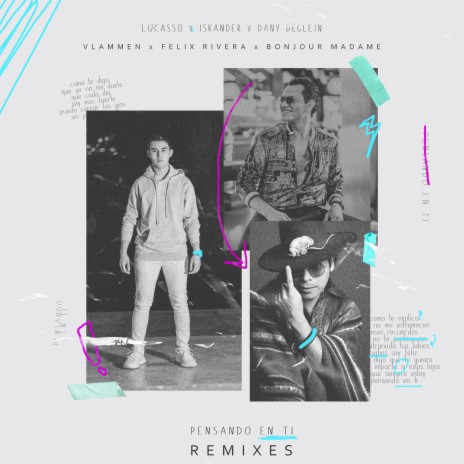 Pensando en Ti (Bonjour Madame Remix) ft. Iskander & Deglein cover art