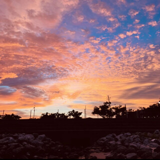 The sunset is beautiful isn't it? cover art
