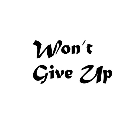 WON'T GIVE UP cover art
