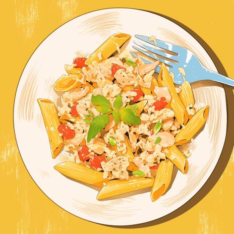 Pasta col tonno, original cover art