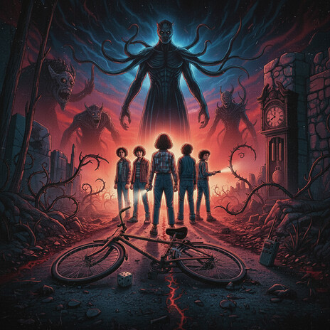 Очень странные дела cover art