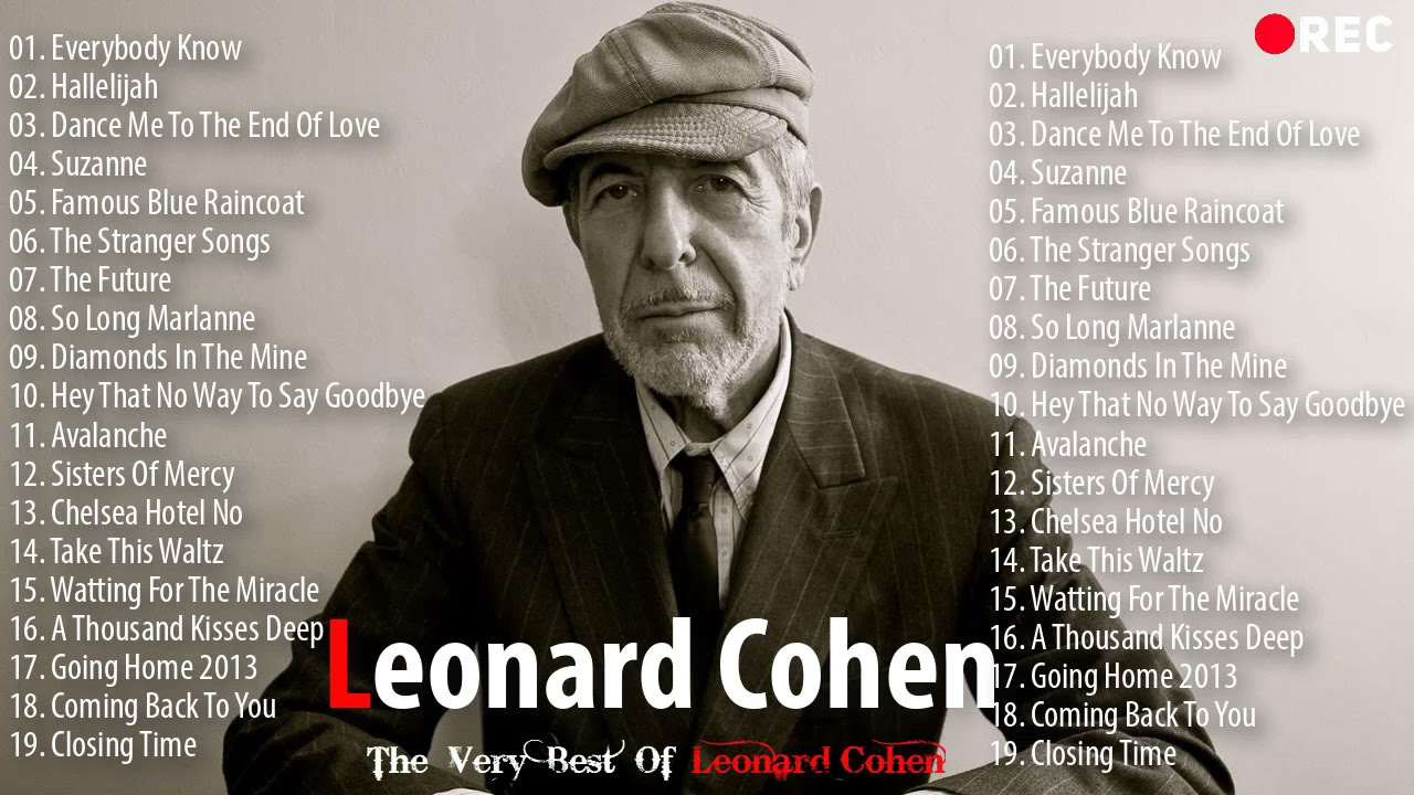 Leonard Cohen Greatest Hits Full Album - The Best Of Leonard Cohen Collection 2021 cover art