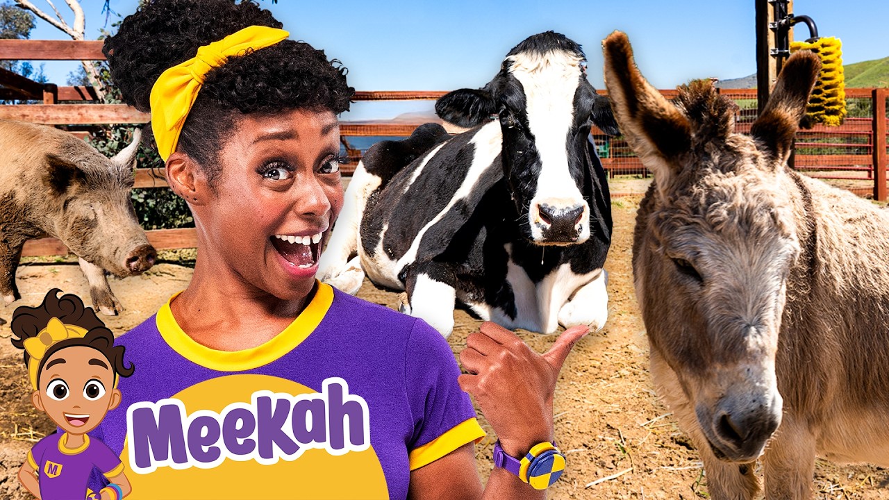 How Many Farm Animals Can Meekah Hug? 🐴🫏🐮 cover art