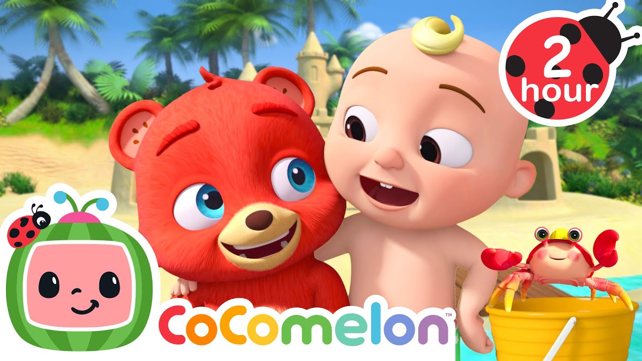 Boba and JJ's Beach Building Adventure! 🏖️ | JJ's Animal Time | Sing Along | Learn about Animals cover art