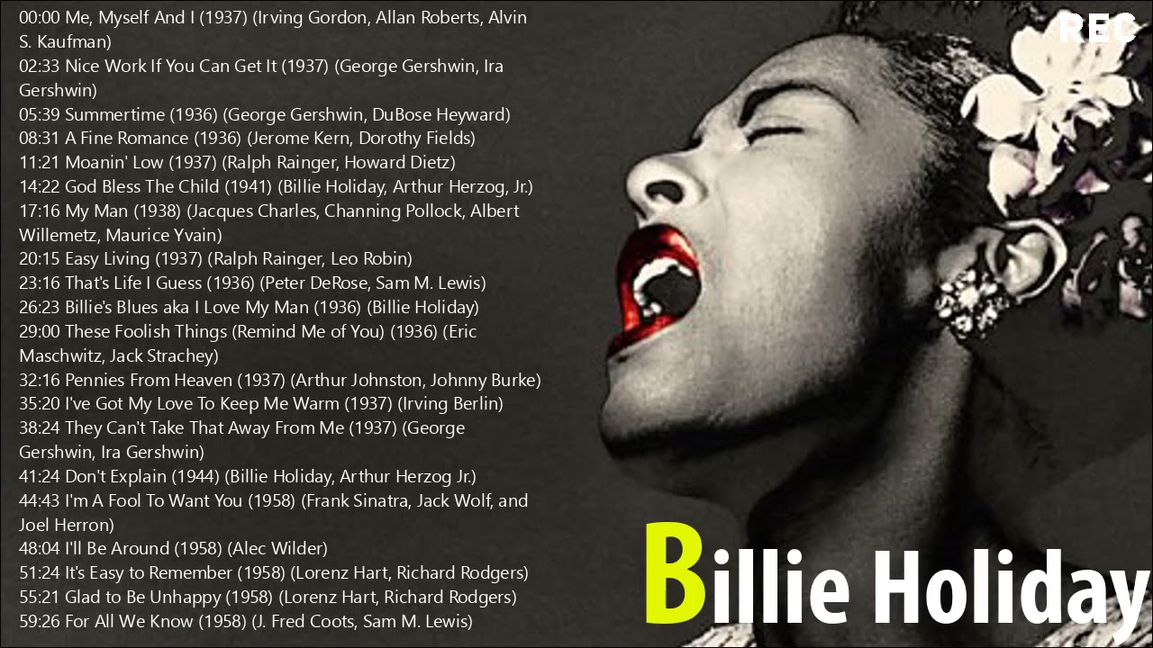 Billie Holiday Greatest Hits - Billie Holiday Full Album 2021 cover art