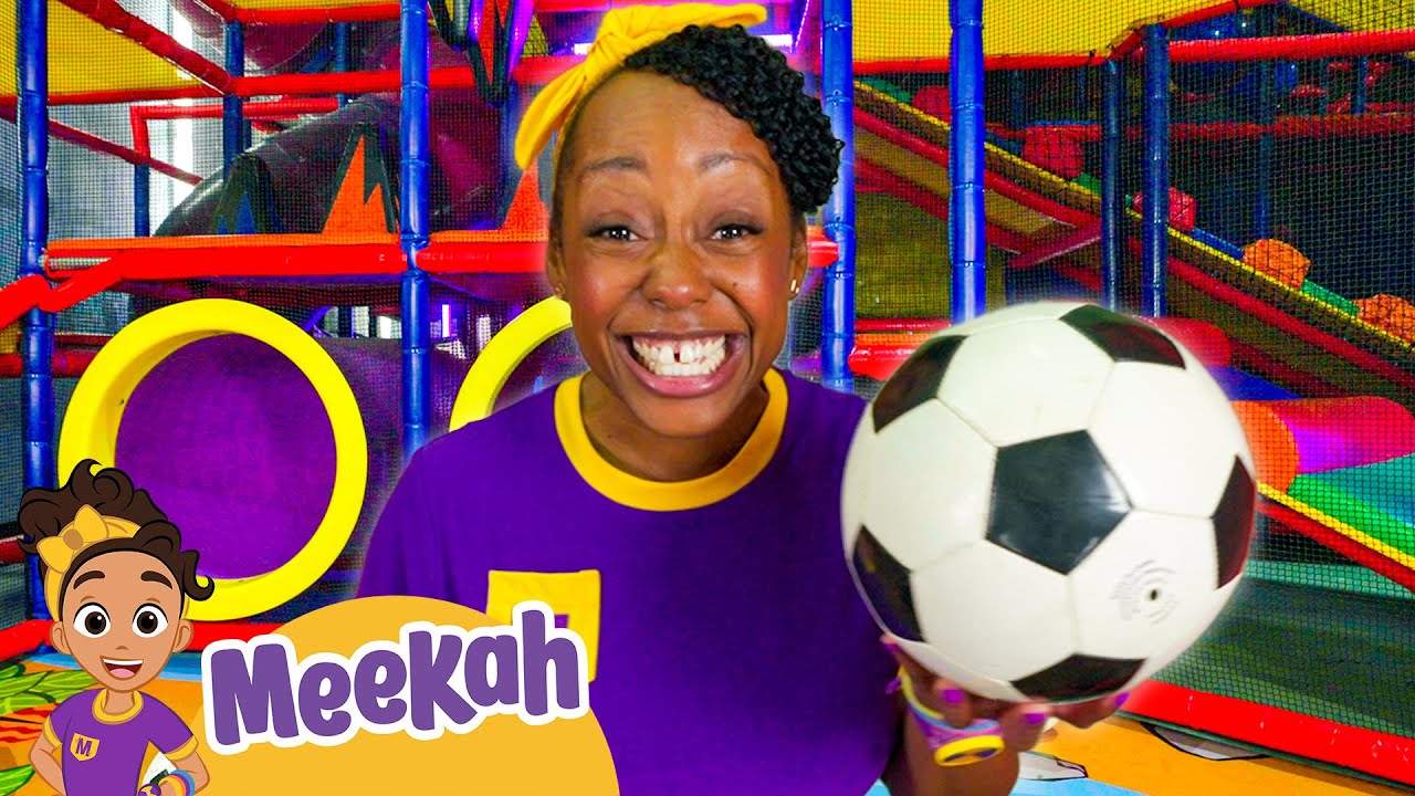 Meekah Plays Indoor Soccer Games At The Playground! cover art