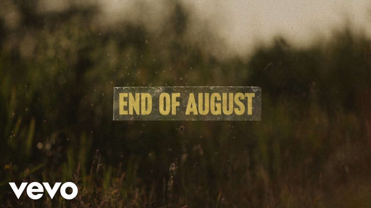 Noah Kahan - End of August (Official Lyric Video) cover art