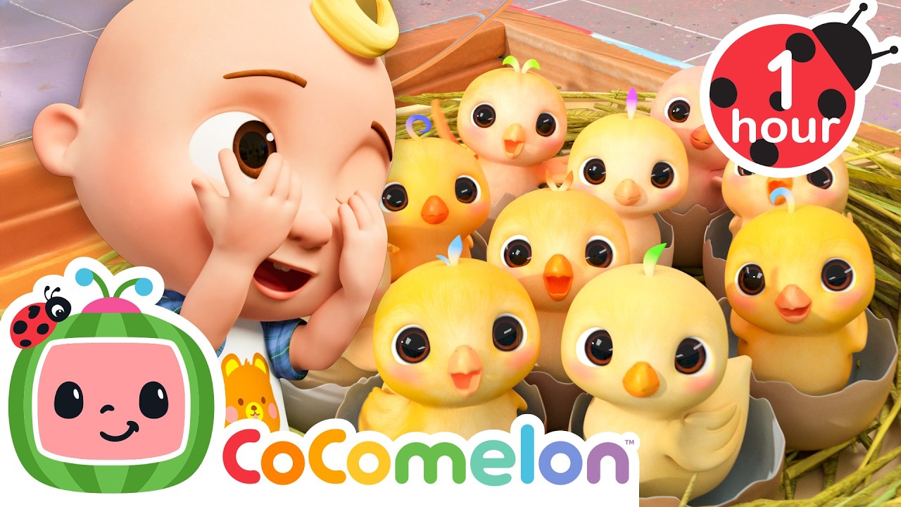 Learn Numbers with Cute Baby Chicks! ๐ฃ | CoComelon | Sing Along | Learn about Animals cover art