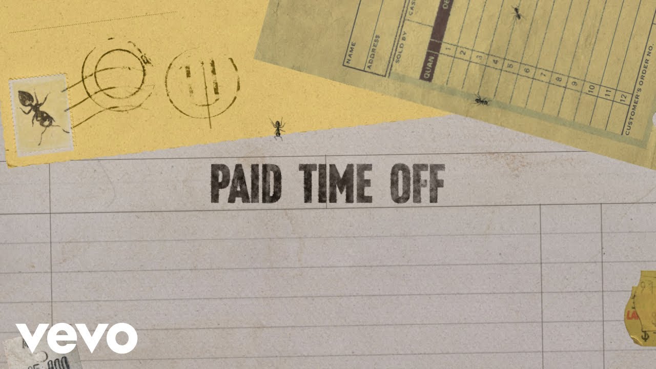 Noah Kahan - Paid Time Off (Official Lyric Video) cover art