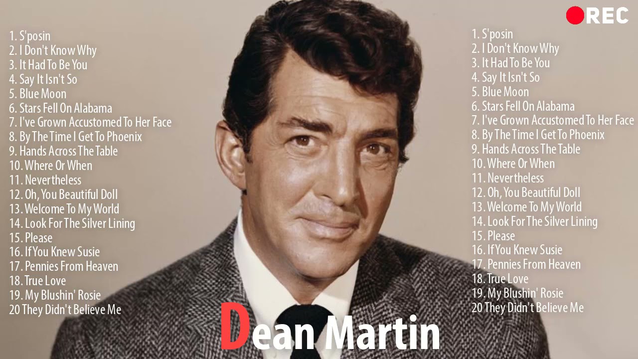 Dean Martin Best Songs - The Best Of Dean Martin Greatest Hits 2021 cover art