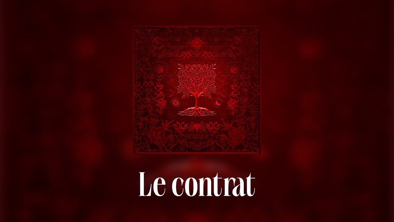 Dadju & Tayc - Le Contrat (Lyrics video) cover art