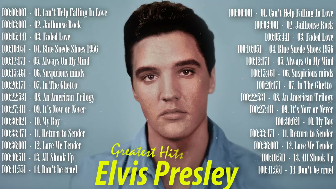 elvis presley greatest hits playlist // the best of elvis presley cover art