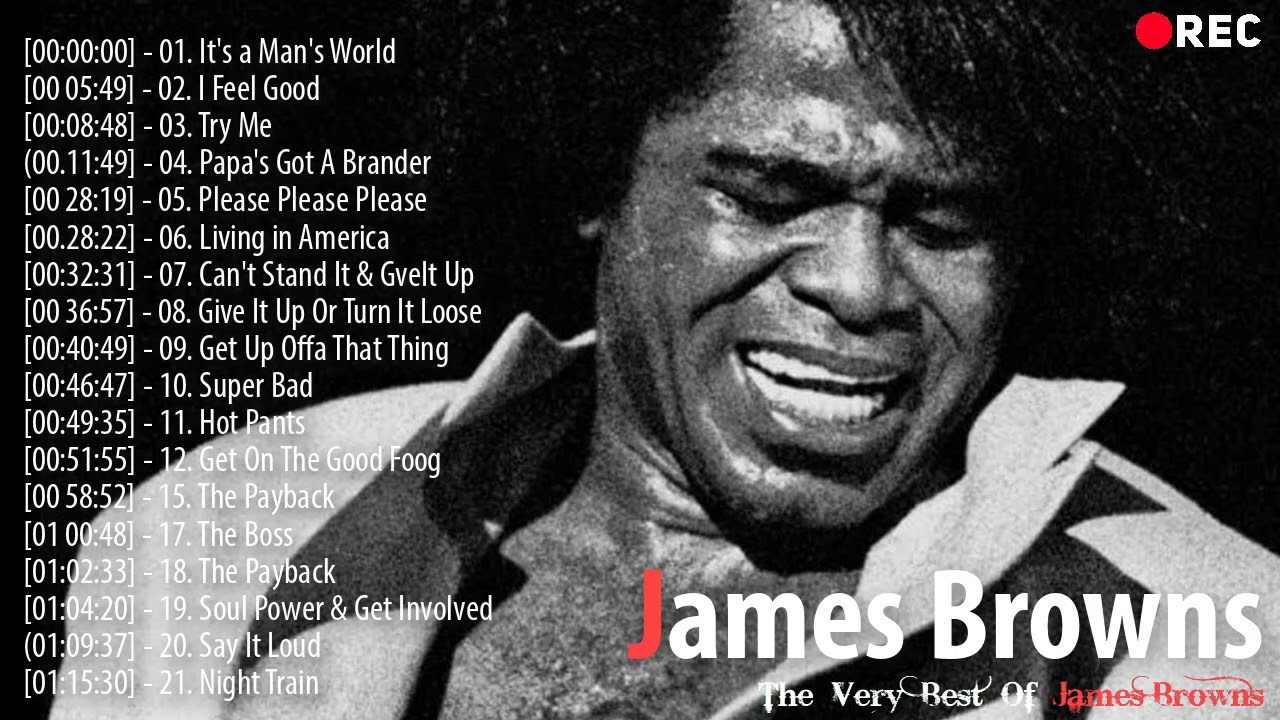 James Brown Greatest Hits Full Album - Best Songs Of James Brown - James Brown Playlist 2021 cover art