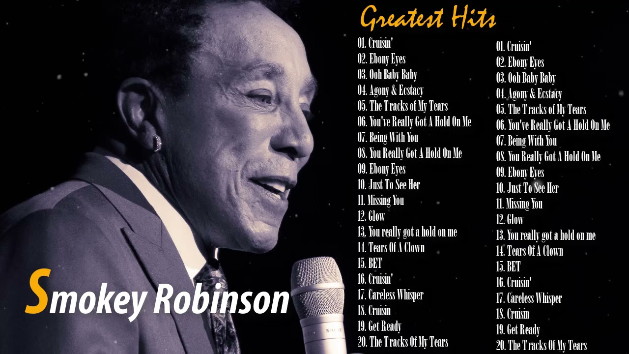 SMOKEY ROBINSON Greatest Hits (Full Album) - The Best Of SMOKEY ROBINSON (HQ) cover art