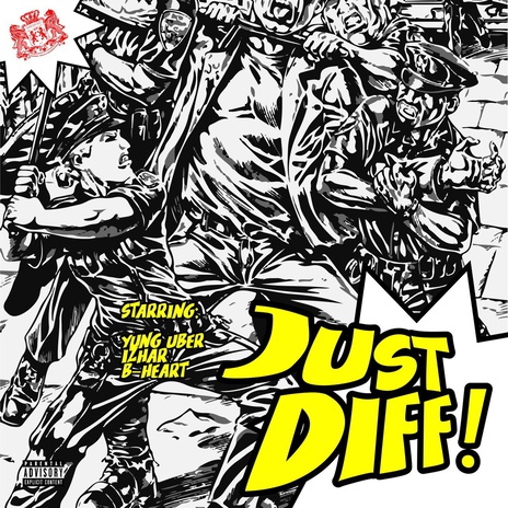 Just Diff ft. Izhar, B-Heart, DKyoumadethis & Meorey cover art