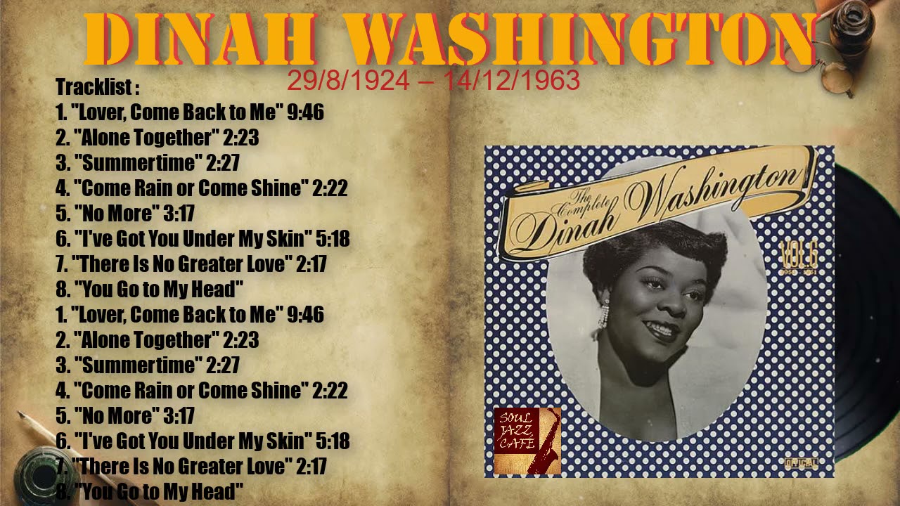 Dinah Washington (Greatest Hits) DINAH WASHINGTON - THE BEST cover art