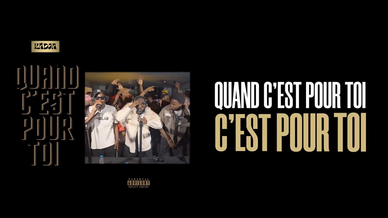 Kadja - Quand c'est pour toi (Vidéo lyrics) cover art