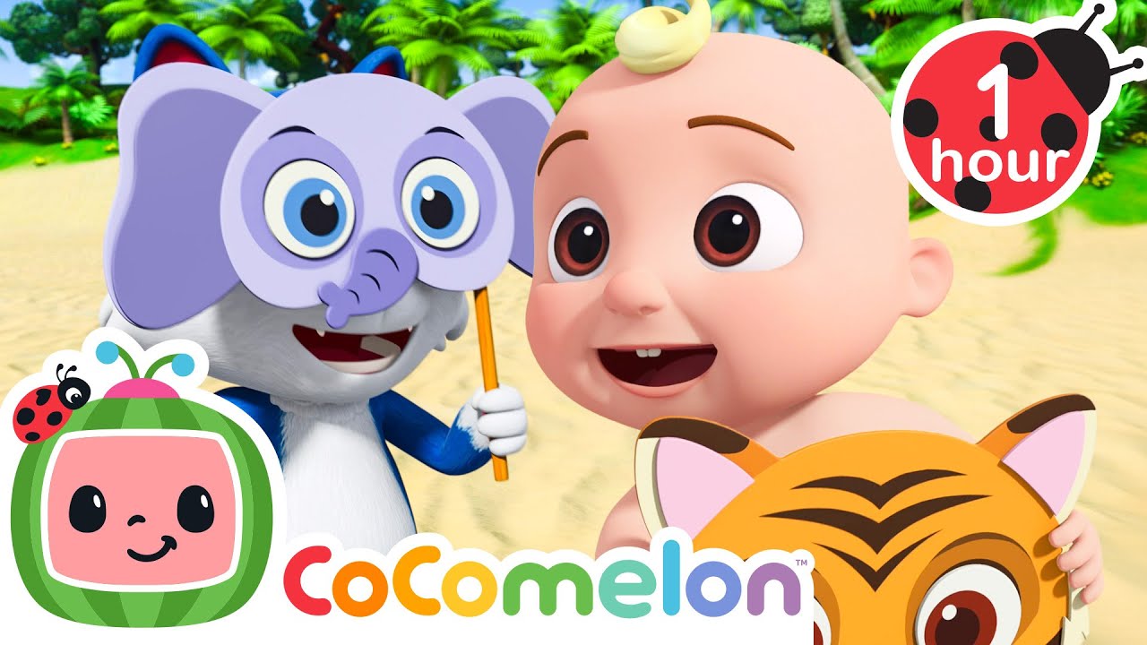 Peekaboo Safari On The Beach! | JJ's Animal Time | Sing Along | Learn about Animals cover art