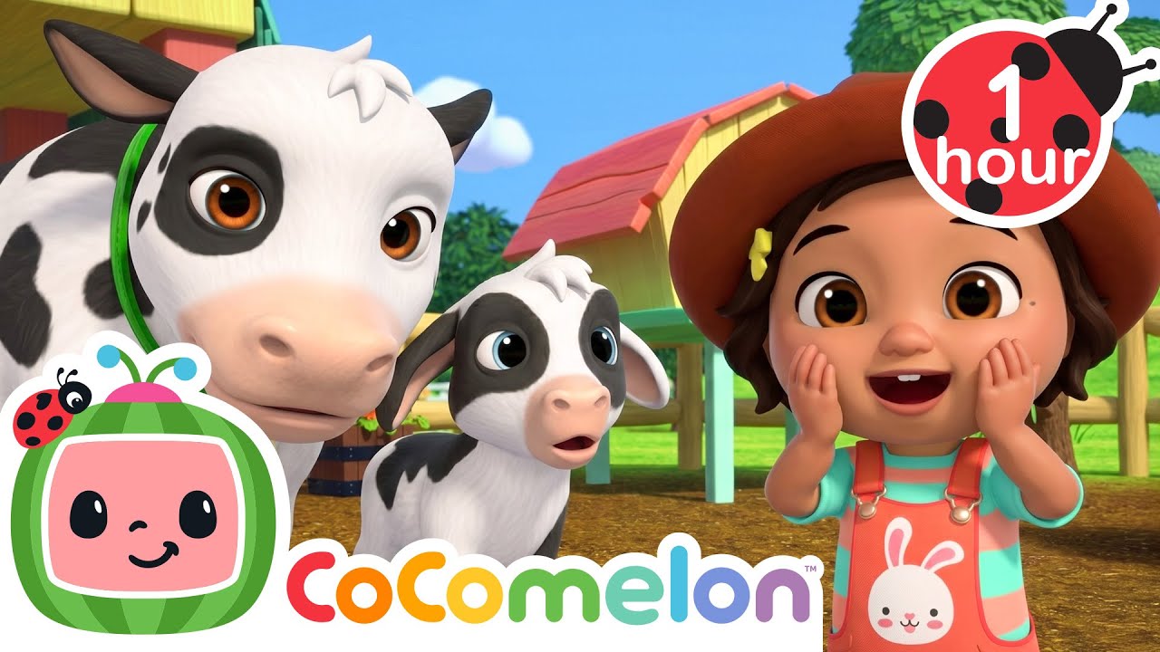 Meeting A Cute Baby Cow ๐ฎ | Sing Along | Learn about Animals cover art