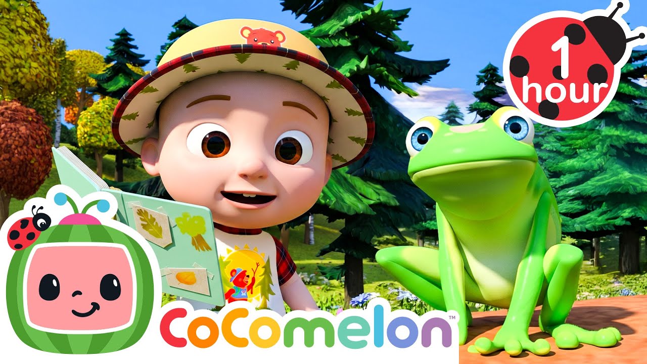 JJ Meets A Froggy Friend! | CoComelon | Sing Along | Learn about Animals cover art