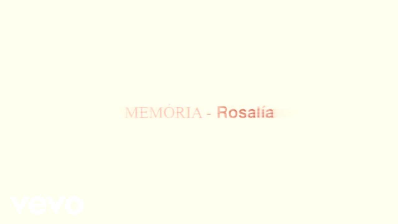 ROSALÍA, Carminho - Memória (Official Lyric Video) cover art