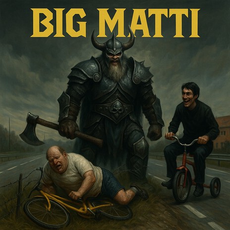 En galning på en cykel cover art
