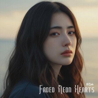 Faded Neon Hearts