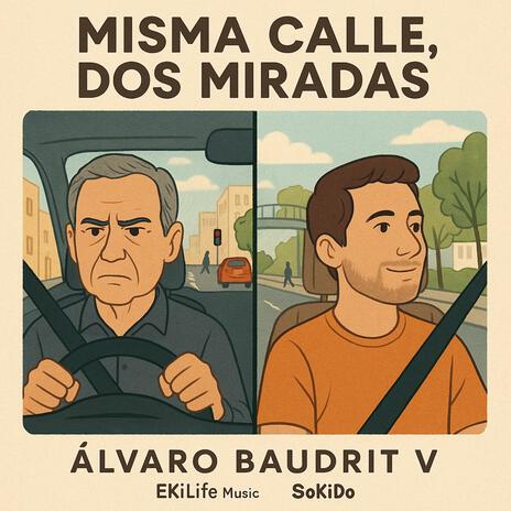 Misma calle, dos miradas cover art
