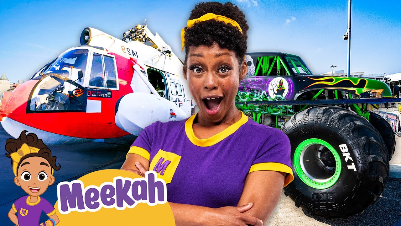 Monster Trucks, Helicopters and More 🛻🚁 All of Meekah's Favourite Vehicles! cover art