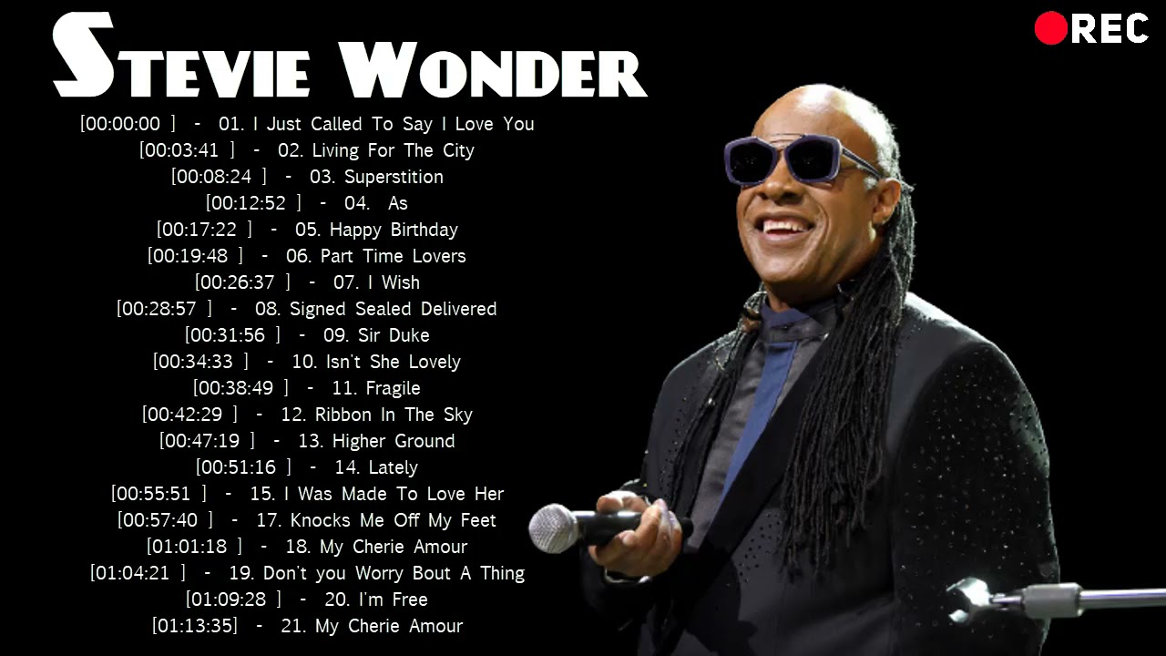 Stevie Wonder Greatest Hits . Best Songs Of Stevie Wonder . Stevie Wonder Collection 2021 cover art