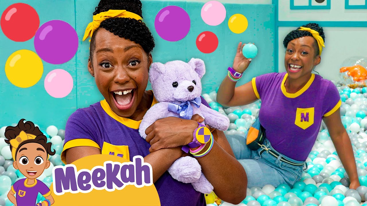 Meekah's Teddy Bear Ball Pit Sleepover! cover art