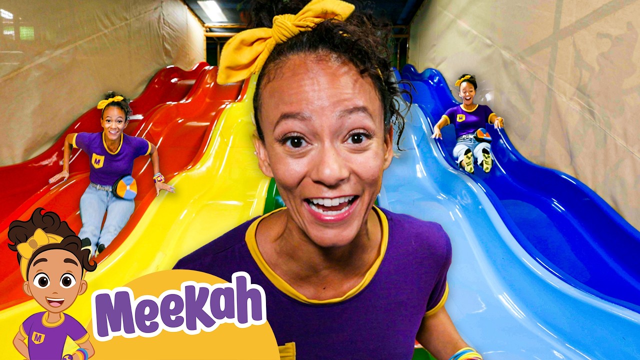 Meekah's Rainbow Slide Adventure! cover art