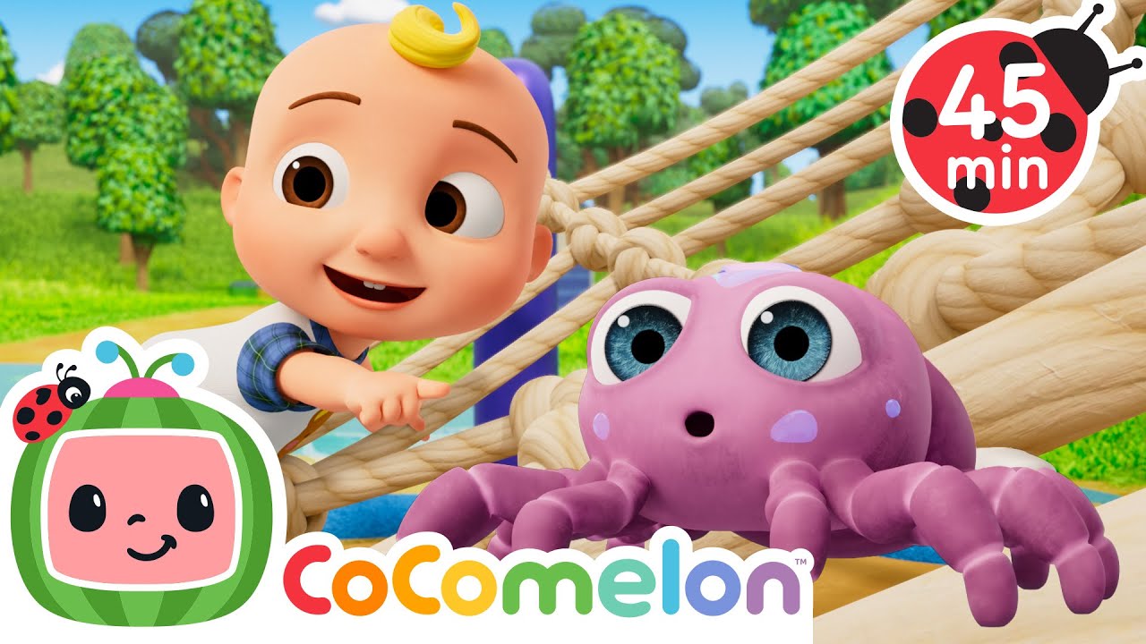 Itsy Bitsy Baby In The Playground! | CoComelon | Sing Along | Learn about Animals cover art