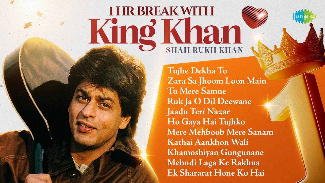 1 Hour Break with King Khan | Shah Rukh Khan | Tujhe Dekha To, Zara Sa Jhoom Loon, Tu Mere Samne cover art