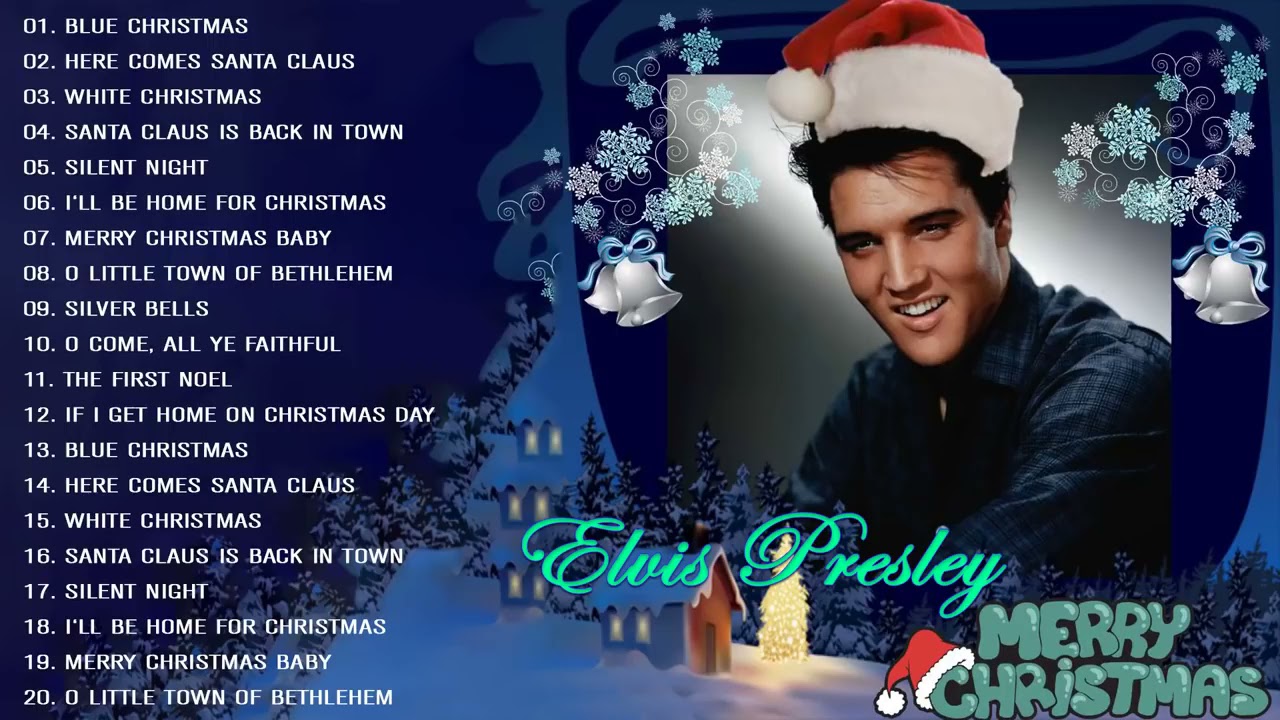 Merry Christmas 2022 - Top Christmas Songs Playlist Elvis Presley - Best Christmas Music 2022 cover art