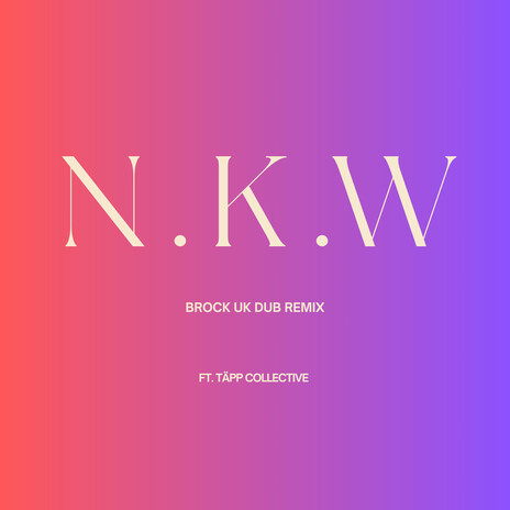 N.K.W (Brock UK Dub Remix) [feat. Täpp & Brock UK] cover art