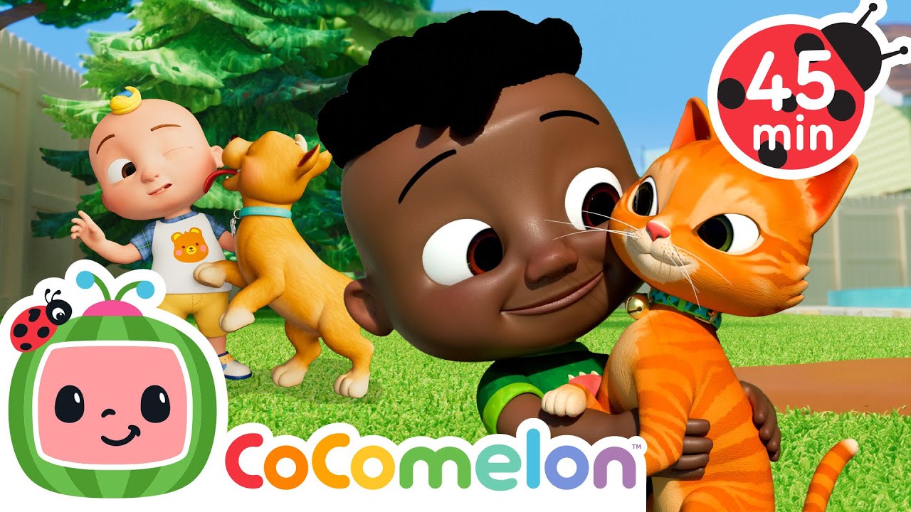 JJ and Cody's Furry Friends! ๐บ๐ถ| CoComelon | Sing Along | Learn about Animals cover art