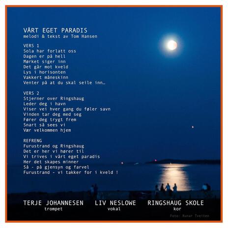 Vårt Eget Paradis ft. Liv Neslowe, Terje Johannesen & Ringshaug skole cover art