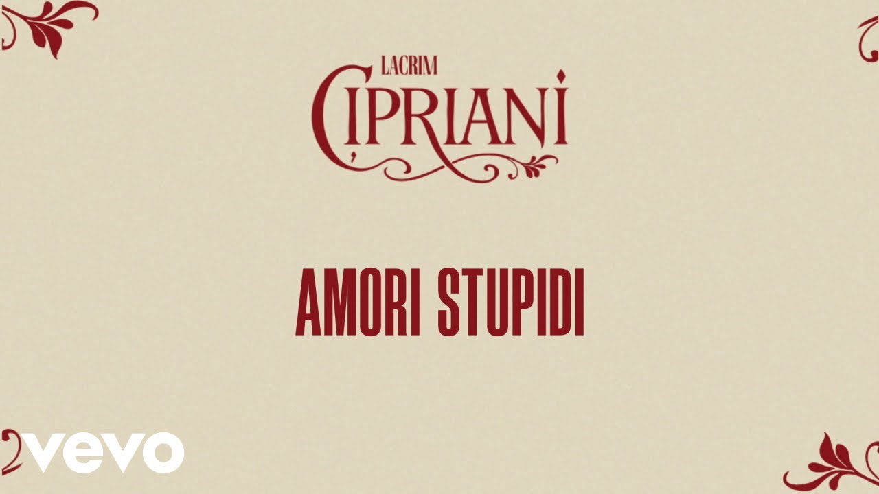 Lacrim, Nina Zilli - Amori Stupidi (Official Lyric Video) cover art