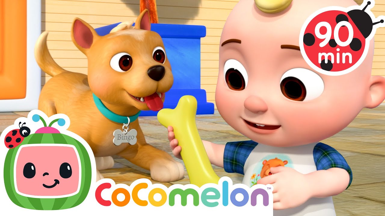 JJ Learns How To Take Care of Doggies! | CoComelon | Sing Along | Learn about Animals cover art