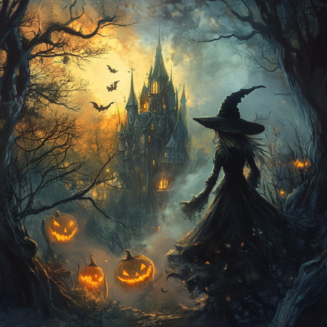 Ghost Town Horrors ft. Ambient Halloween & Scary Halloween Night Ambient cover art