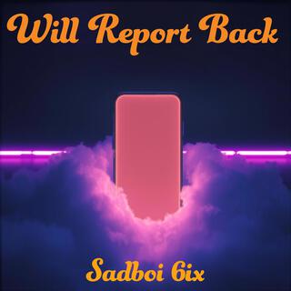 Will Report Back cover art