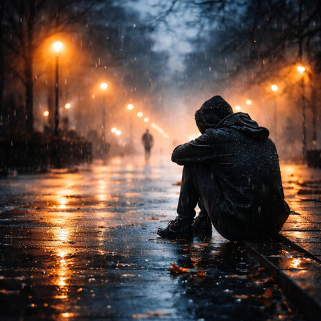I walked through storms and burning rain cover art