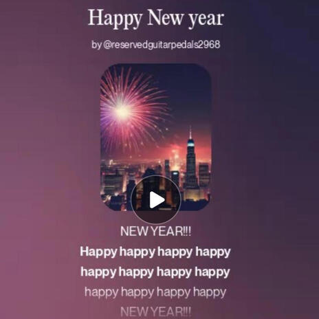 Happy New Year cover art