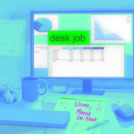 Desk Job ft. Meena De Silva cover art