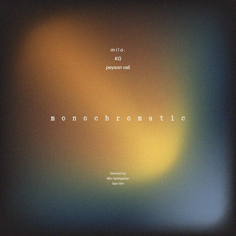 monochromatic.wav ft. KG & peyson vail cover art