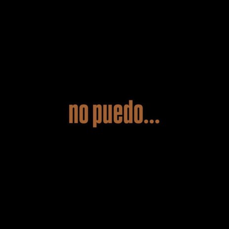 NO PUEDO cover art