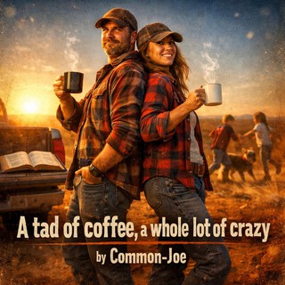 A tad of cofee, a whole lot of crazy cover art