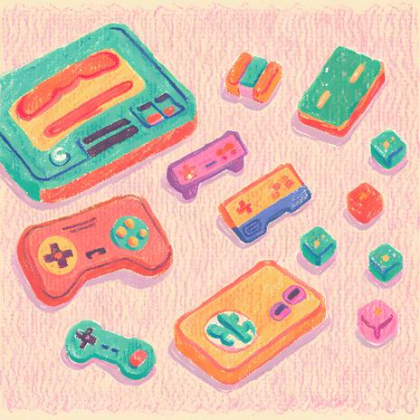 Pixel Drizzle Retro Game Lofi cover art