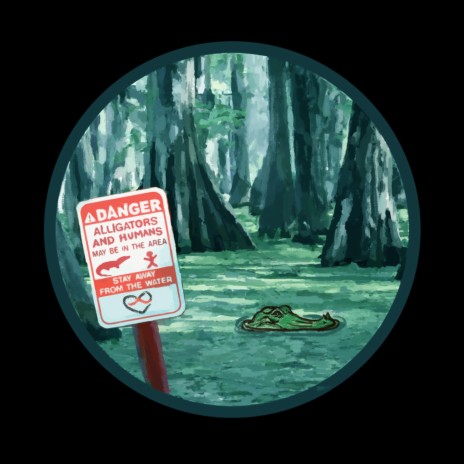 SWAMP STOMP (except swamp monsters ate all the words) cover art